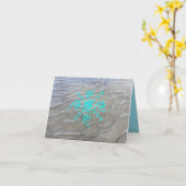 Carte de la plage de sable (Fleur jaune)