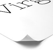 Carte de la plage de Virginie - Virginie - affiche (Coin)