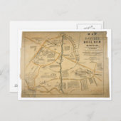 Carte de la première bataille de Bull Run de guerr (Devant / Derrière)