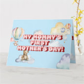 Carte de la première mère de maman (Fleur jaune)