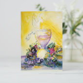 Carte de la première sainte communion (Debout devant)