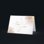 Carte de la première sainte communion Merci<br><div class="desc">Première Sainte Communion</div>