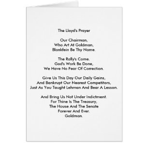 Carte de la prière de Lloyd