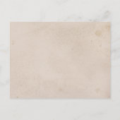 Carte de la réception de sable blanc Seashell Beac (Dos)