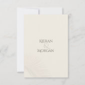 Carte de la réception Tropical Minimal Beach (Dos)