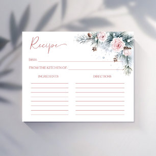 Carte de la recette de la douche nuptiale des pins