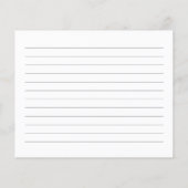 Carte de la recette de la douche nuptiale Tea part (Dos)