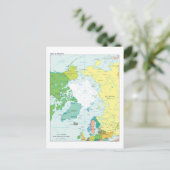 Carte de la région arctique (Debout devant)