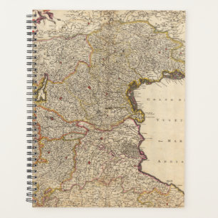 Carte de la région de Venise, Italie