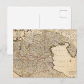 Carte de la région de Venise, Italie (Devant / Derrière)