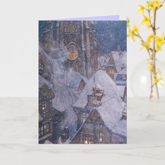 Carte de la Reine de la neige de Dulac (Fleur jaune)