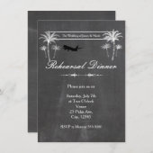 Carte de la répétition de mariage de destination d (Devant / Derrière)