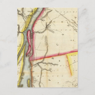 Carte de la rivière Detroit et du pays voisin