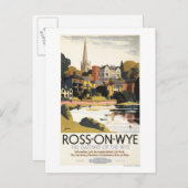 Carte de la rivière Town British Railways (Devant / Derrière)