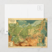 Carte de la Russie (1912) (Devant / Derrière)