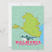 Carte de la Russie de Kalmykia (Dos)