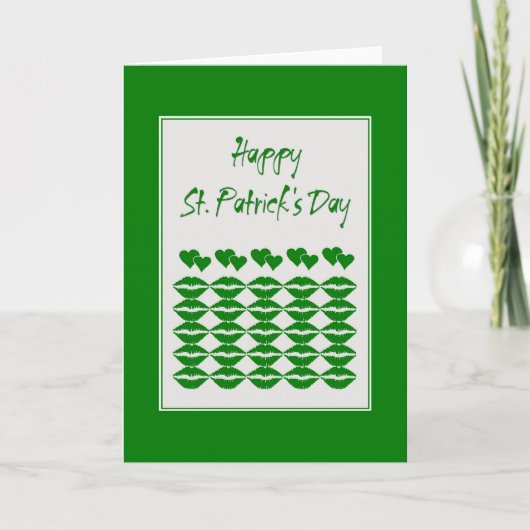 Carte de la Saint Patrick (Devant)