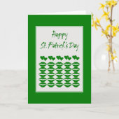 Carte de la Saint Patrick (Fleur jaune)