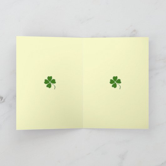 Carte de la Saint Patrick (Intérieur)