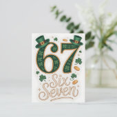 Carte de la Saint-Patrick 67 Meme Enfants (Debout devant)