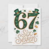 Carte de la Saint-Patrick 67 Meme Enfants (Devant)