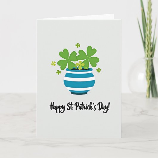 Carte de la Saint-Patrick Chanceuse (Devant)