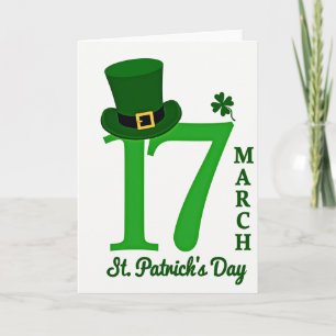 Carte de la Saint-Patrick Chanceux 17
