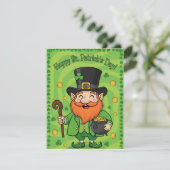 Carte de la Saint-Patrick Charmant Lutins (Debout devant)