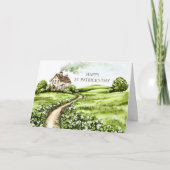 Carte de la Saint-Patrick | Côte Irlandaise à l'aq (Devant)