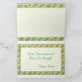 Carte de la Saint-Patrick Erin Mavourneen (Intérieur)