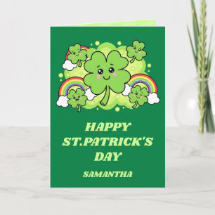 Carte de la Saint-Patrick Green Giggles