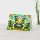 Carte de la Saint-Patrick joyeuse (Devant)