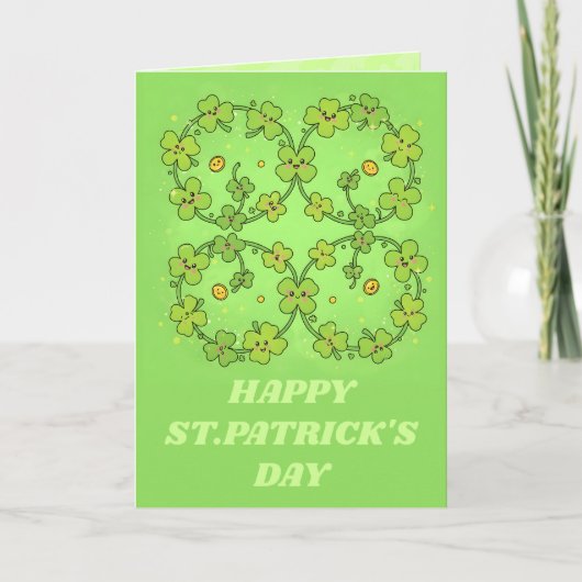 Carte de la Saint-Patrick Lucky Loops (Devant)