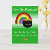 Carte de la Saint Patrick - Mari (Fleur jaune)