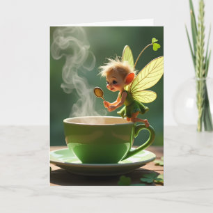 Carte de la Saint-Patrick personnalisée avec fée