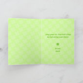 Carte de la Saint-Patrick Pot O' Happiness (Intérieur)