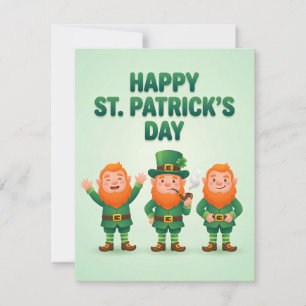 Carte de la Saint-Patrick pour les enfants Lutins