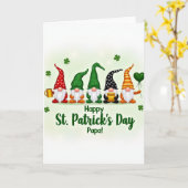 Carte de la Saint-Patrick pour Papa Gnome (Fleur jaune)