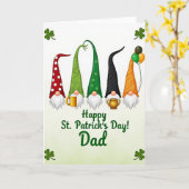 Carte de la Saint-Patrick pour Papa Gnome (Fleur jaune)