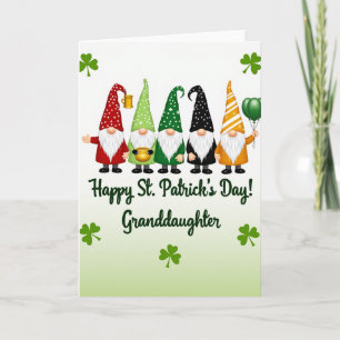 Carte de la Saint-Patrick pour petite-fille