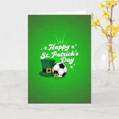Carte de la Saint-Patrick pour s'amuser (Fleur jaune)