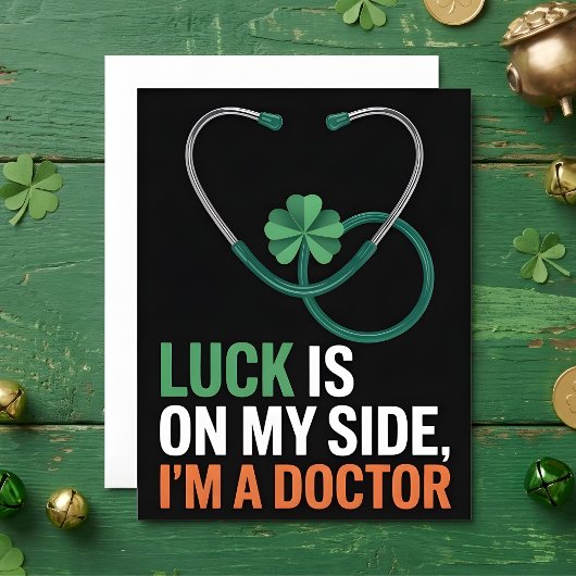 Carte de la Saint-Patrick pour un médecin