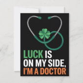 Carte de la Saint-Patrick pour un médecin (Devant)