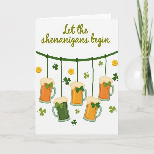 Carte de la Saint-Patrick Shenanigans (Devant)