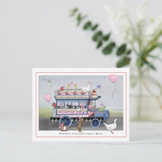 Carte de la Saint-Valentin (Debout devant)