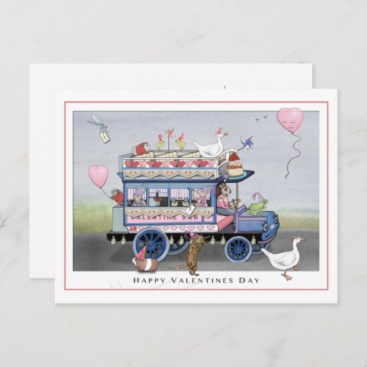 Carte de la Saint-Valentin (Devant / Derrière)