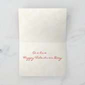 Carte de la Saint Valentin (Intérieur)