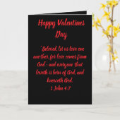 carte de la Saint-Valentin  (Fleur jaune)