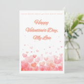 Carte de la Saint-Valentin  (Debout devant)