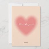 Carte de la Saint-Valentin  (Dos)